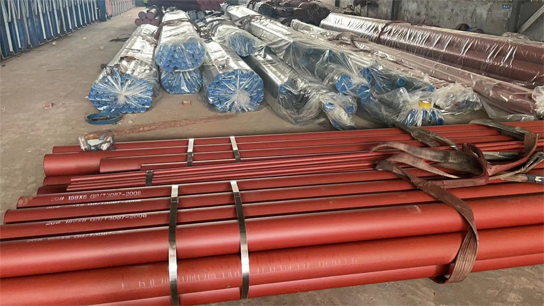 Pipa de acero sin costura de carbono laminada en caliente para calderas de vapor SMLS
