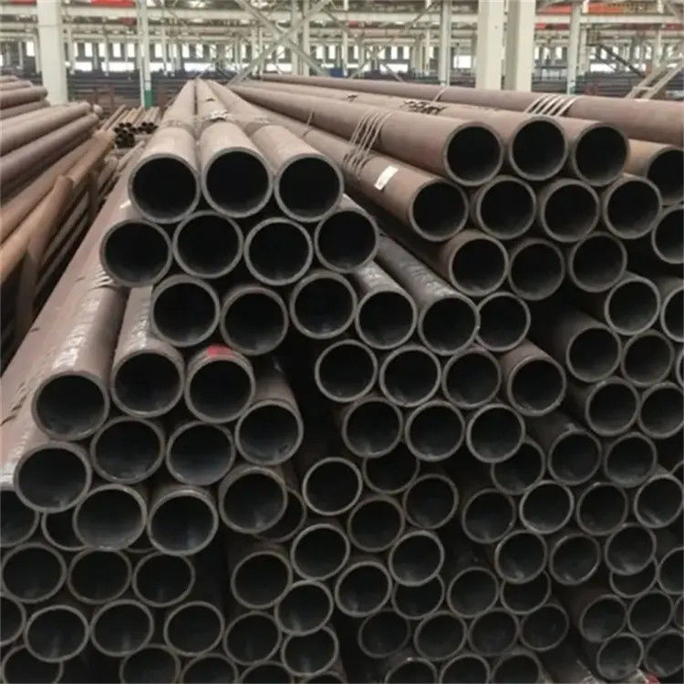 Tubo de tubos sin costura de acero al carbono soldado ST37 C45 A106 Gr.B A53 20# 45# Q355B