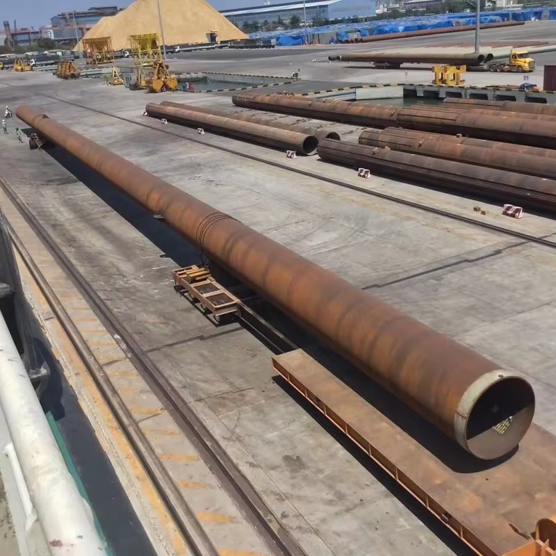 Tubo de acero al carbono de alta presión St37 St52 A106b Tubo de acero al carbono sin costuras de petróleo y gas
